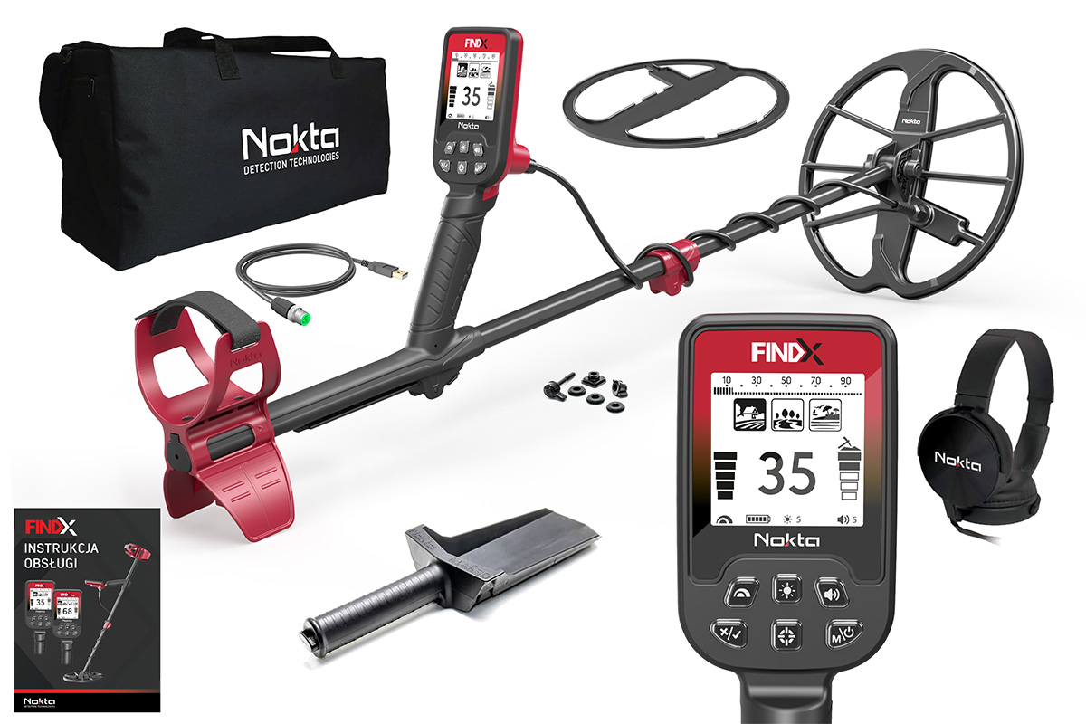 NOKTA FindX FX28 11" DD detektor, wykrywacz metali dla początkujących