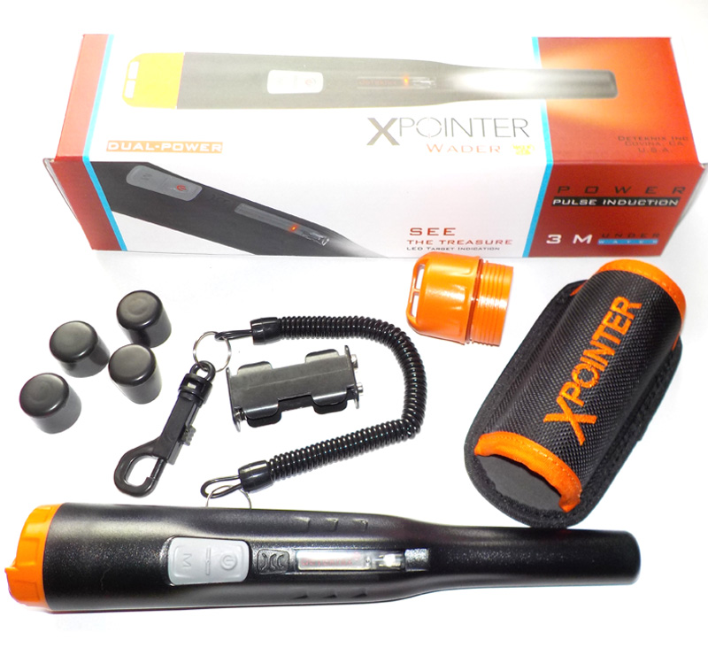 QUEST / Deteknix XPointer Wader Black - ręczny wodoszczelny detektor / wykrywacz metali