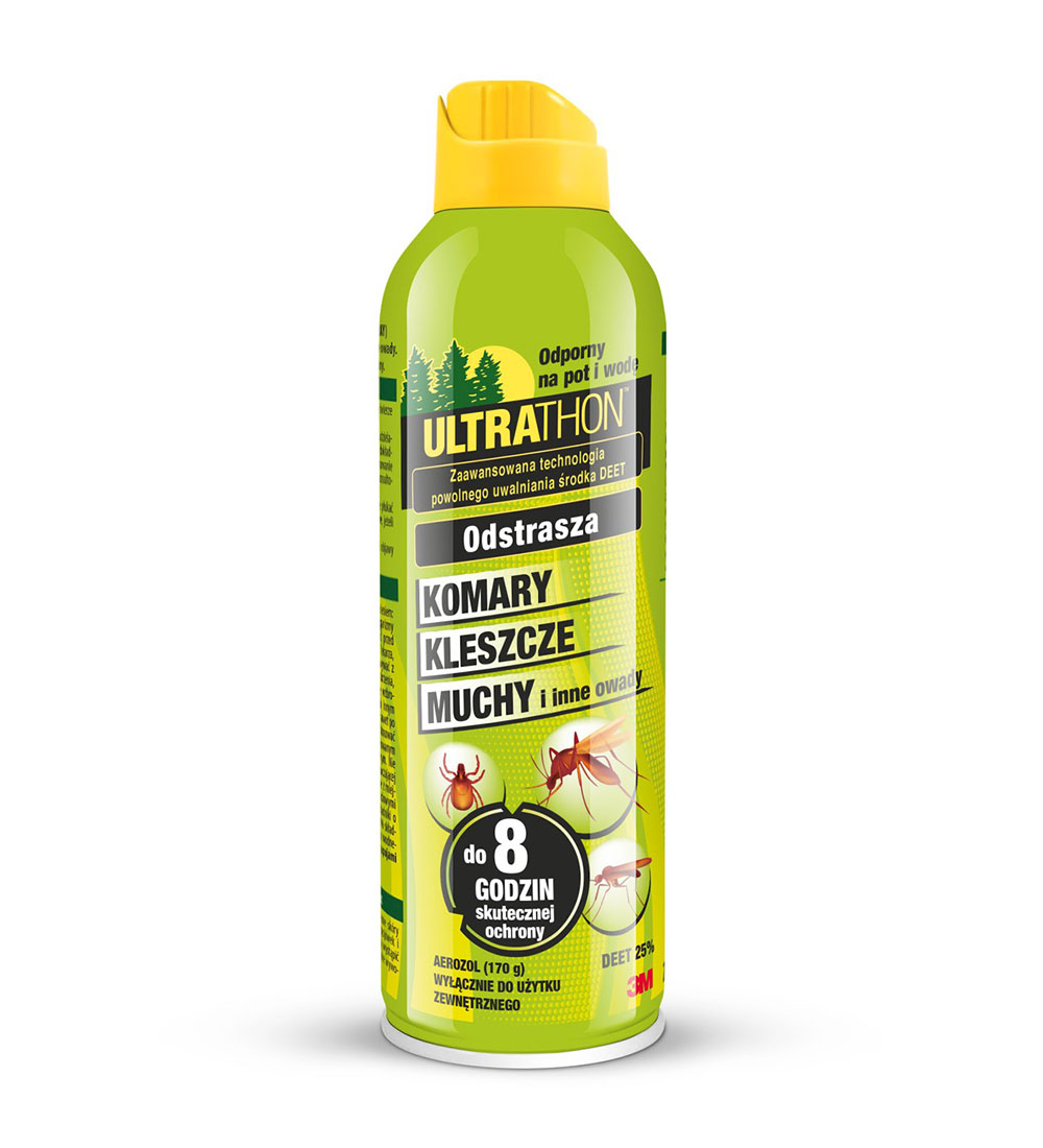 3M repelent Ultrathon Spray 25% DEET 177ml preparat odstraszający kleszcze komary meszki