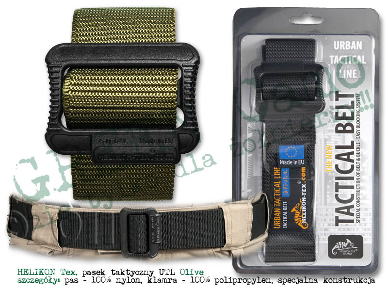 HELIKON Tex. pas taktyczny UTL Olive Green