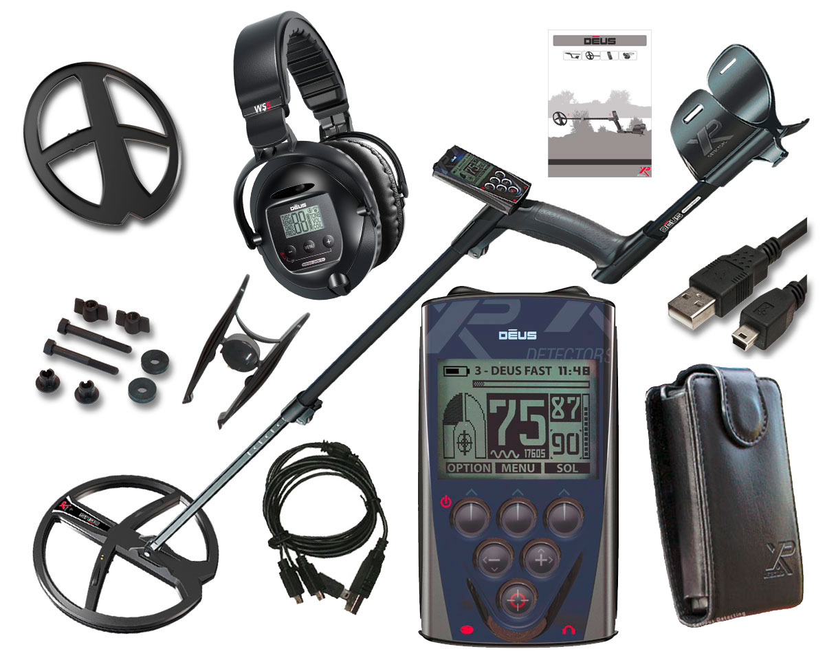 XP Deus Full RC WS5 X35 28cm 11" DD + programy - detektor / wykrywacz metali