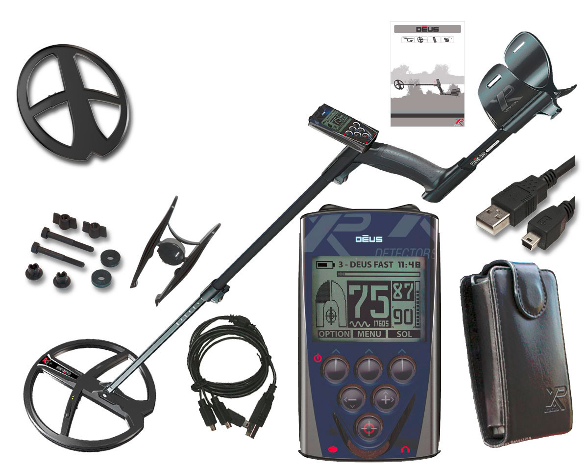 XP Deus RC X35 28 11" DD + torba XP Finds Pouch + programy - nowa wersja cewki detektor / wykrywacz metali