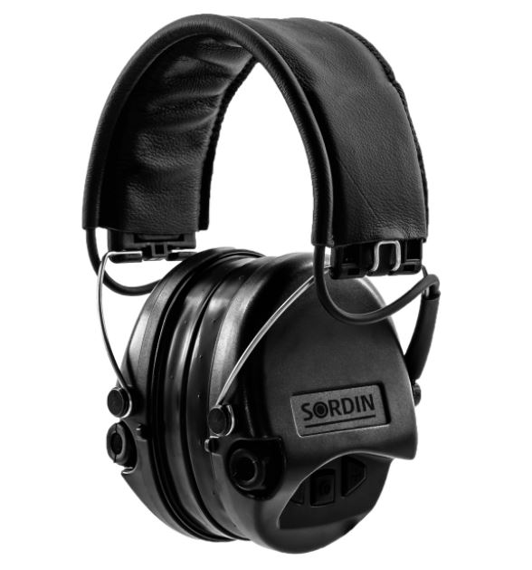 SORDIN słuchawki Supreme Pro czarna skórzana opaska 75302-02-S