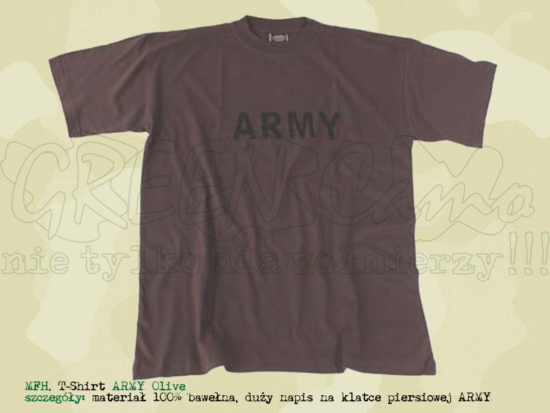MFH T-Shirt ARMY Olive