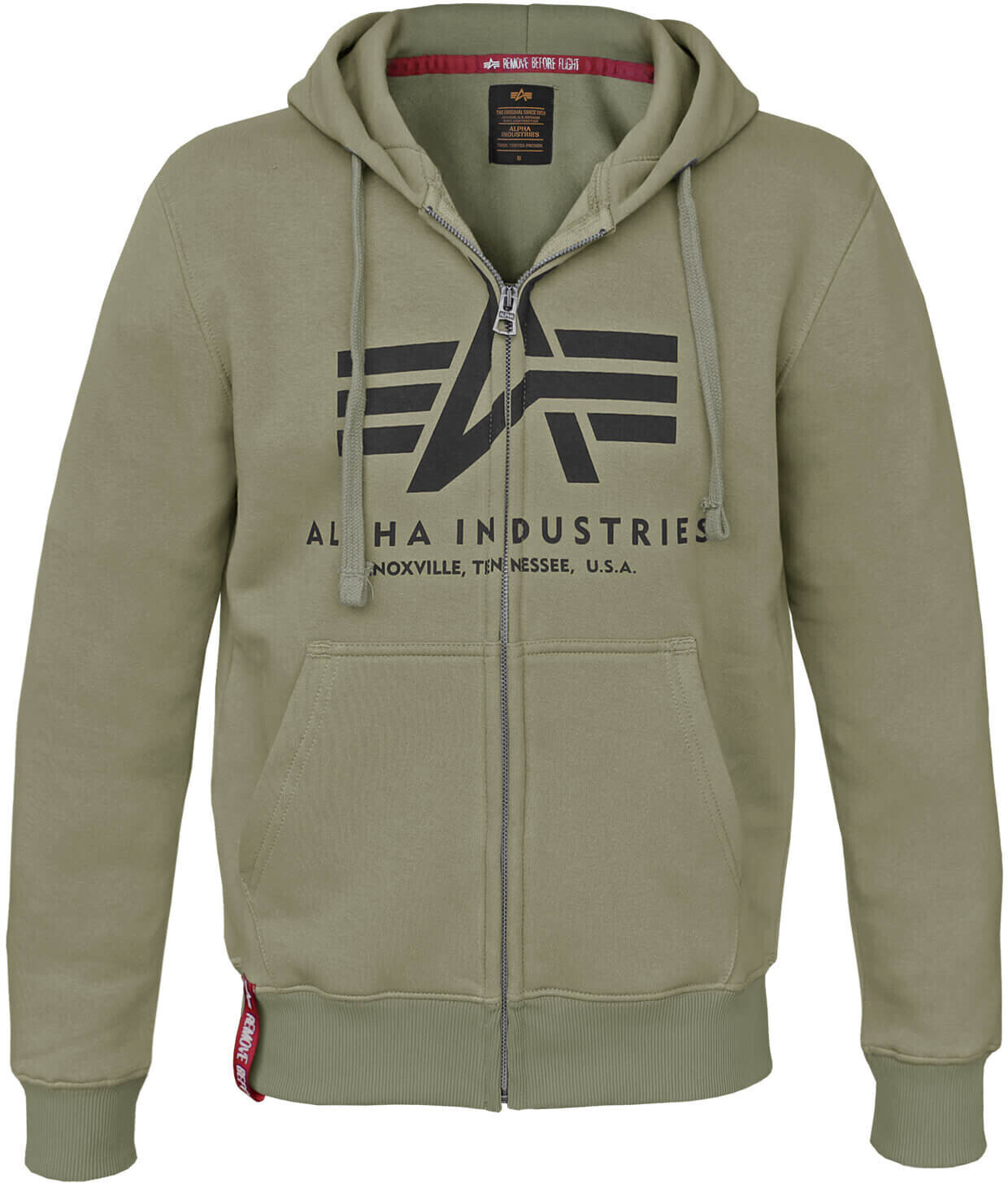 Bluza ALPHA INDUSTRIES Basic Zip Hoody  Olive