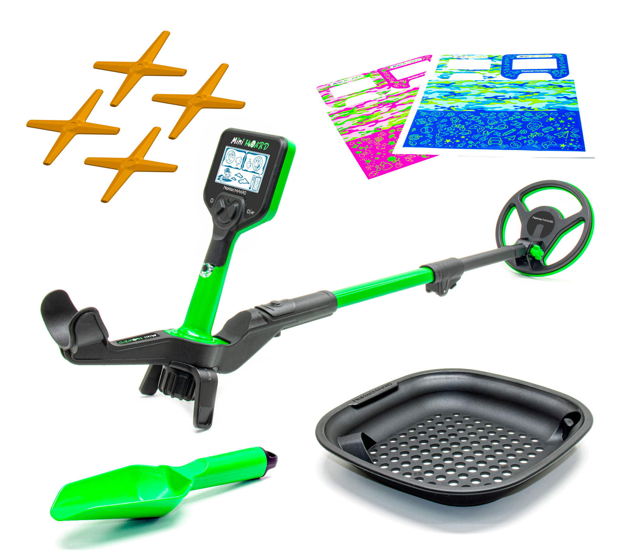 NOKTA Mini Hoard 6" Cool Kit - wodoszczelny detektor / wykrywacz metali dla dzieci 4-8 lat