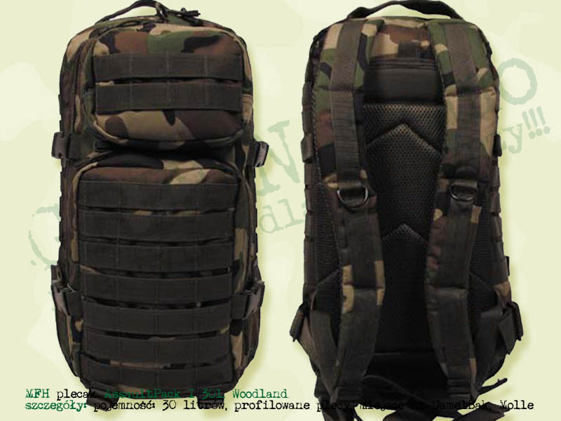MFH plecak AssaultPack I Woodland