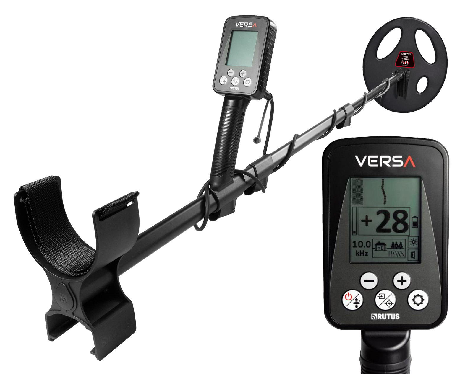RUTUS Versa 23DD 9" 4-40 kHz - detektor / wykrywacz metali