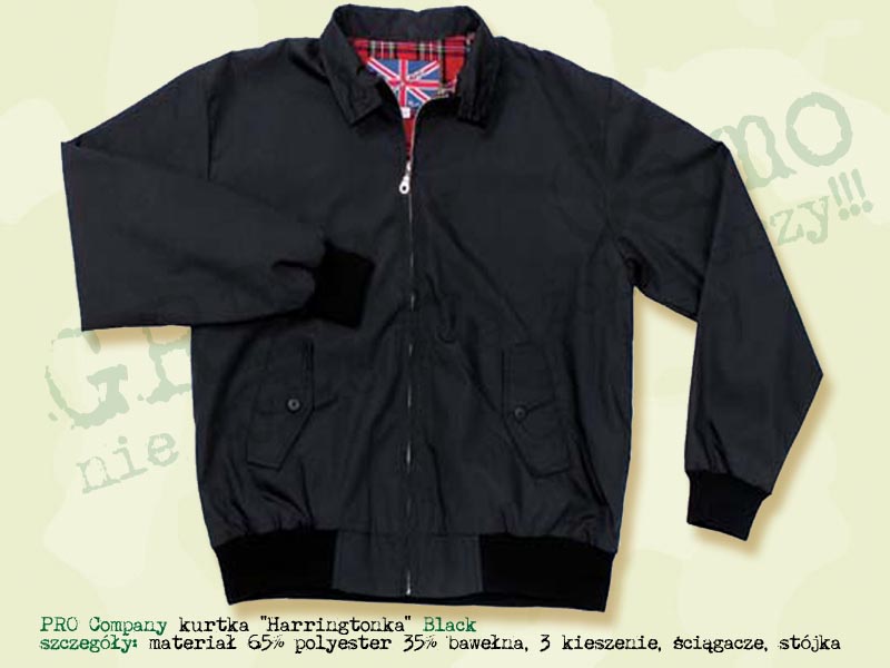 PRO COMPANY kurtka Harringtonka Black