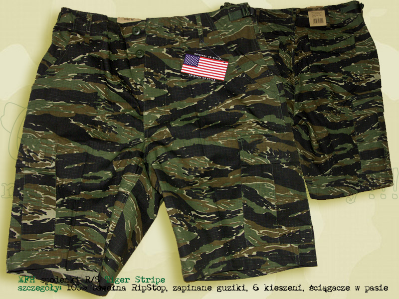 MFH spodenki BDU R/S Tiger Stripe