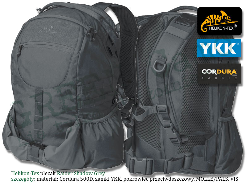 HELIKON Tex. plecak Raider 22l. Shadow Grey