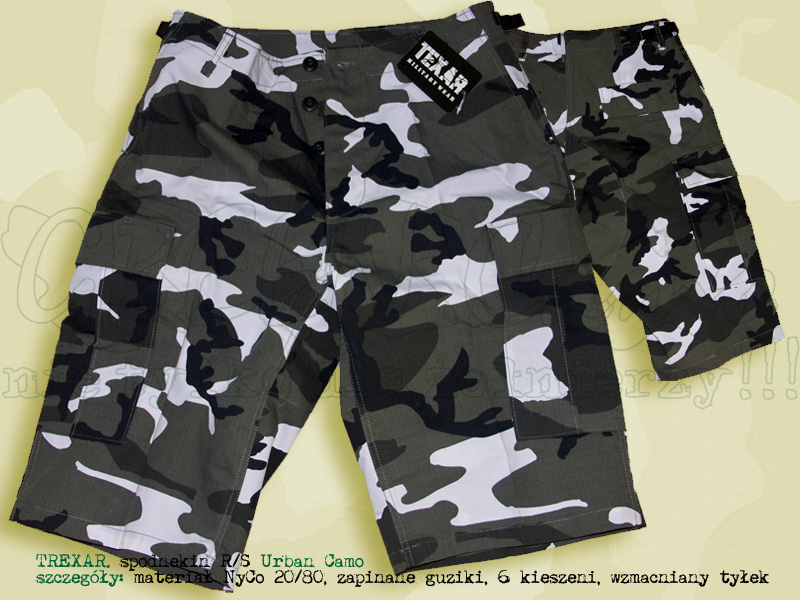 TEXAR spodenki BDU R/S NyCo Urban Camo