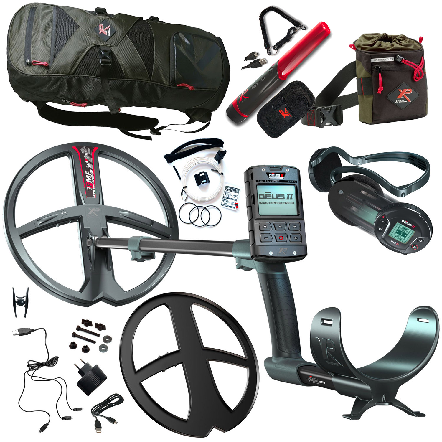XP Deus 2 II FMF 28DD 11" RC WS6 Promo set - detektor / wykrywacz metali