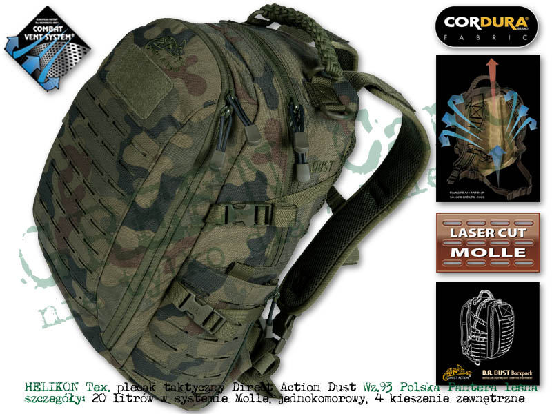 DIRECT ACTION plecak Dust Pantera Wz.93 20l.