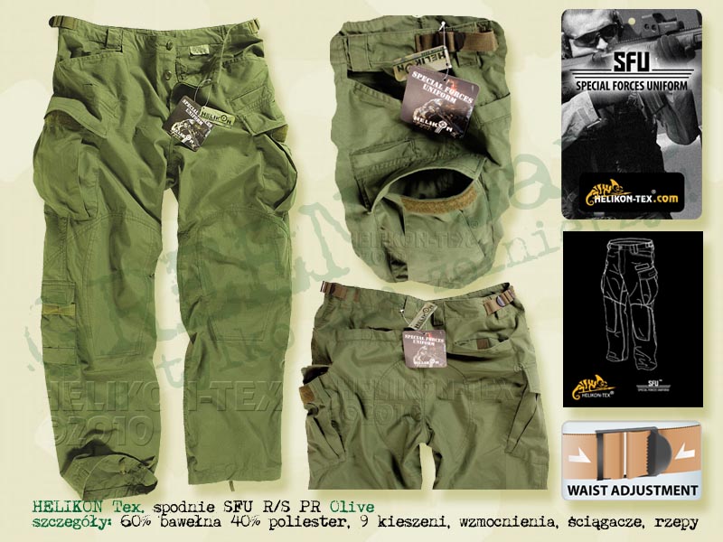 HELIKON Tex. spodnie SFU PR R/S Olive
