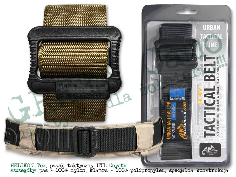HELIKON Tex. pas taktyczny UTL Coyote