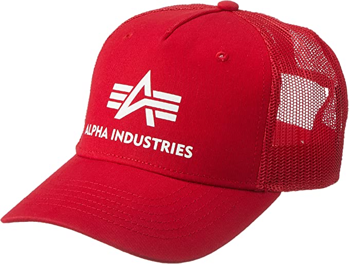 Czapka ALPHA INDUSTRIES Basic Trucker Cap Speed Red