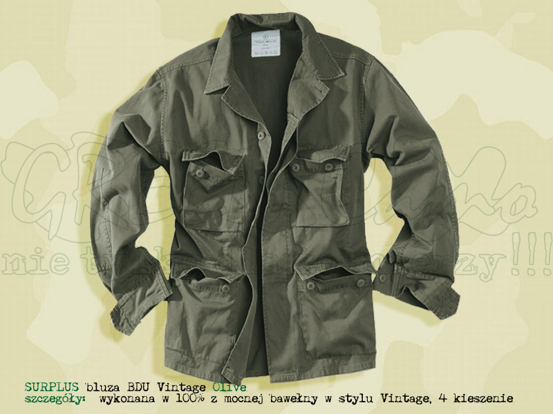 Surplus Tex. bluza BDU Vintage Olive