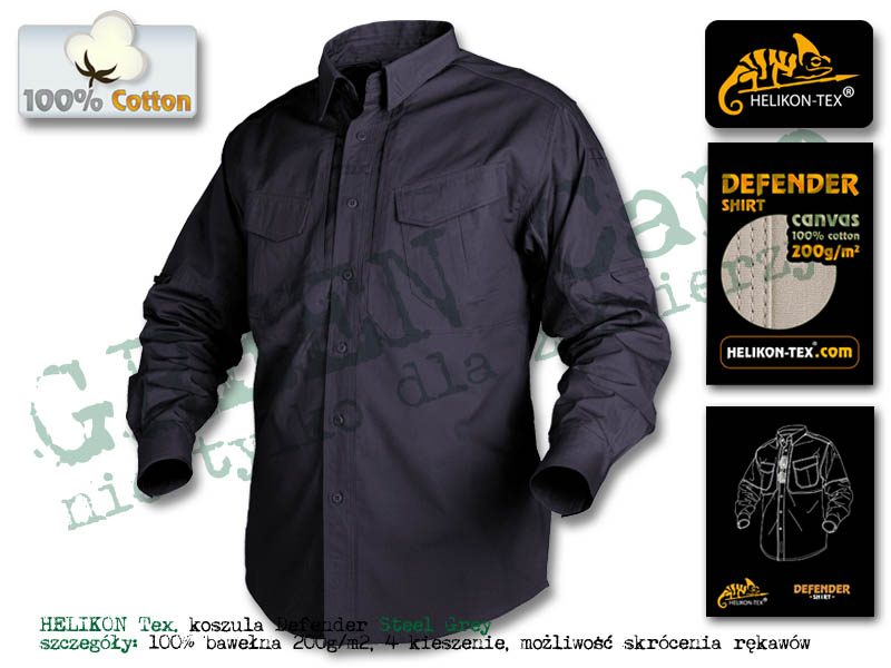 HELIKON Tex. koszula Defender Steel Grey