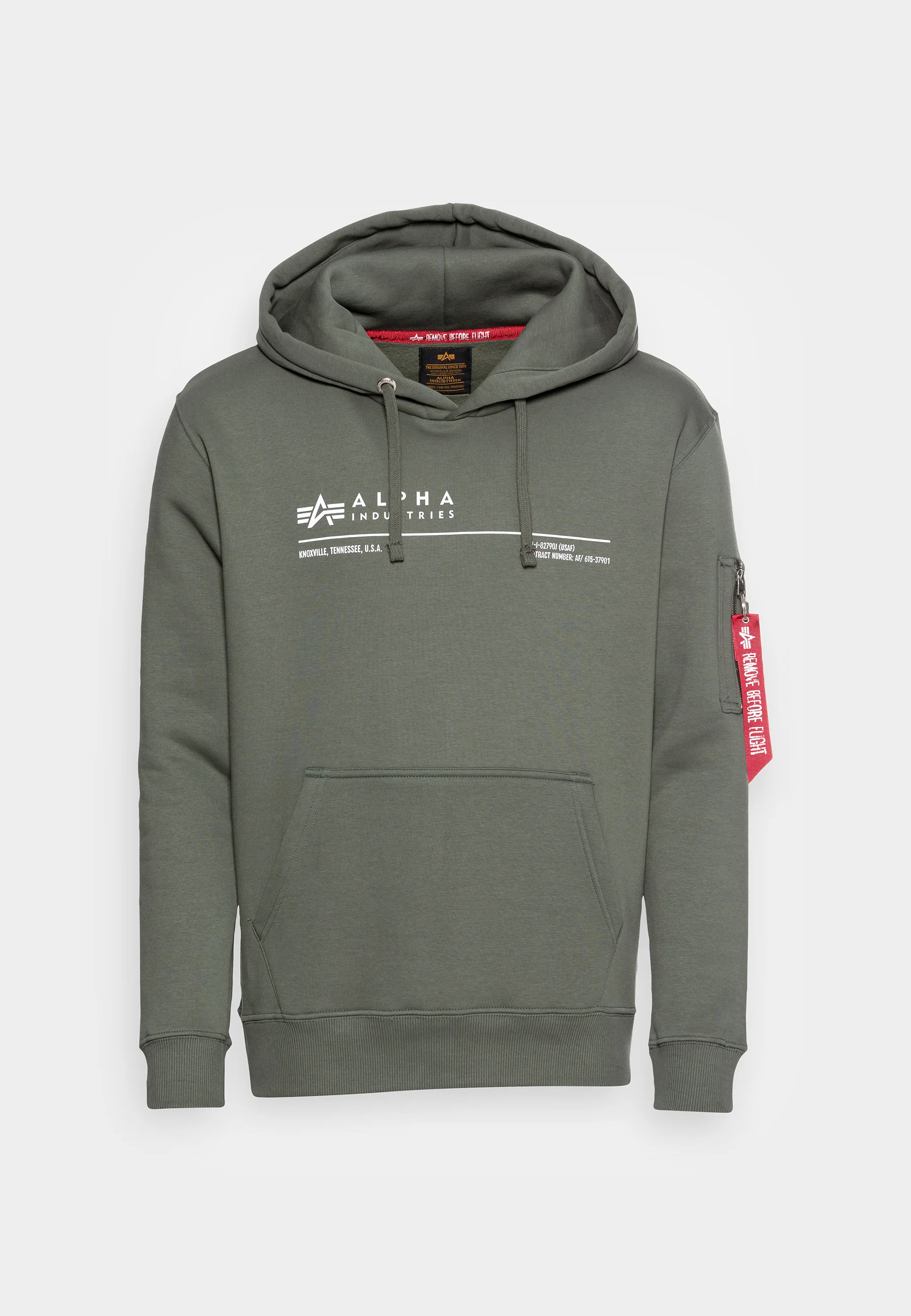 Bluza ALPHA INDUSTRIES Reflective Hoody Vintage Green