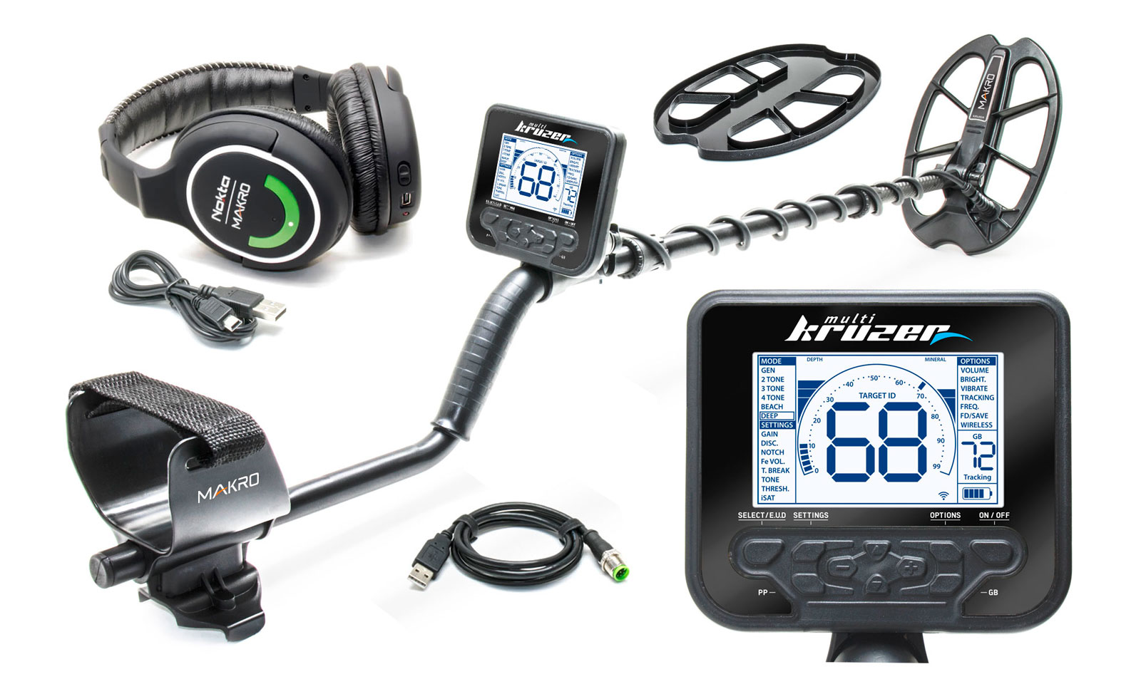 NOKTA detektor / wykrywacz metali Multi Kruzer 5/14/19kHz 11" DD