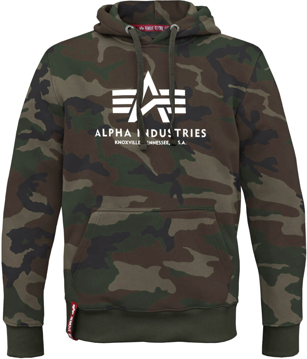 Bluza ALPHA INDUSTRIES Basic Hoody  Woodland Camo