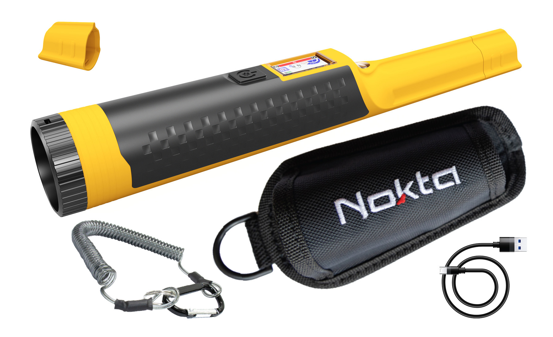 NOKTA AccuPOINT pinpointer z dyskryminacją, łącznością Bluetooth i LCD BW'25