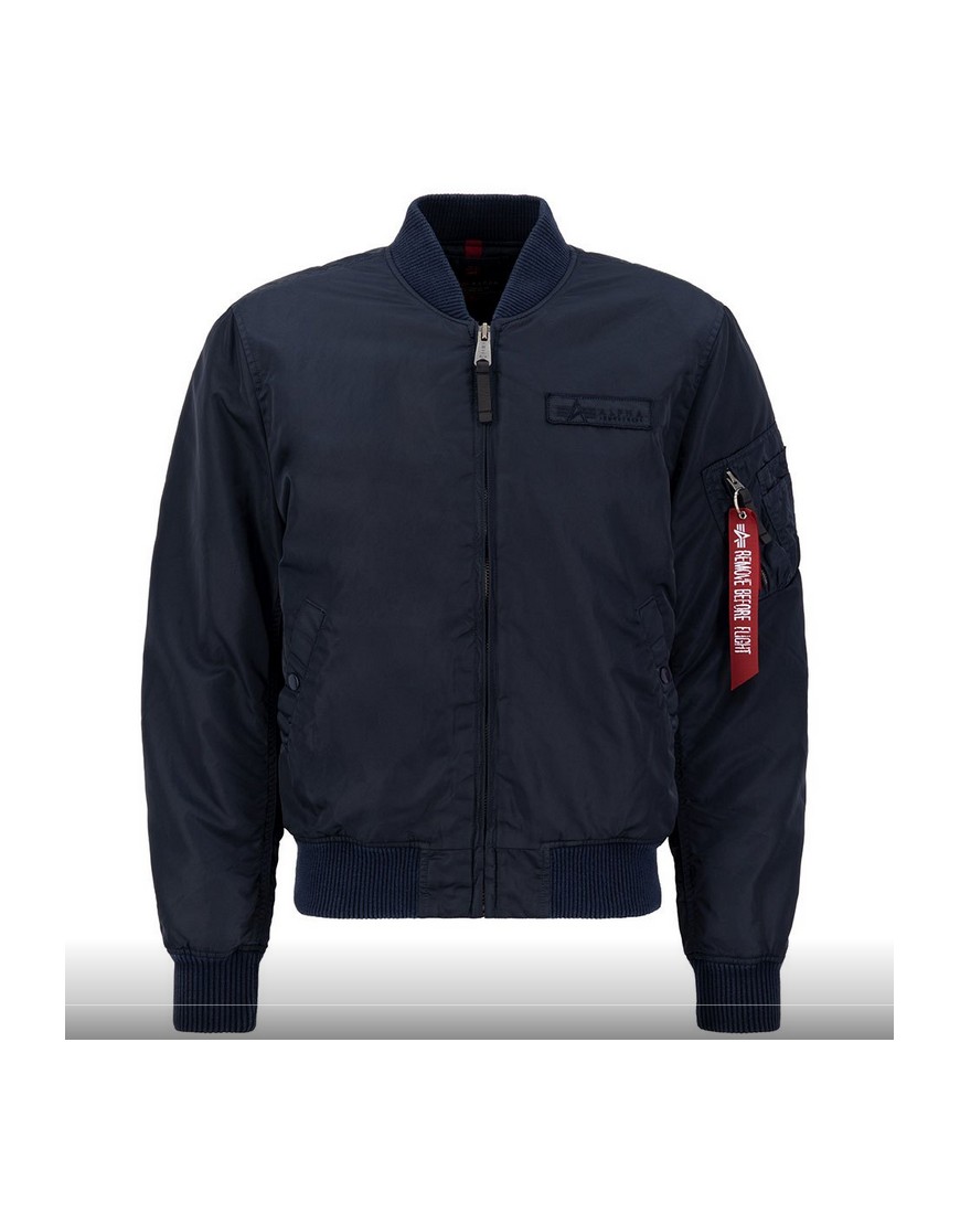 Kurtka ALPHA INDUSTRIES MA-1 VF Authentic Overdyed Replica Blue