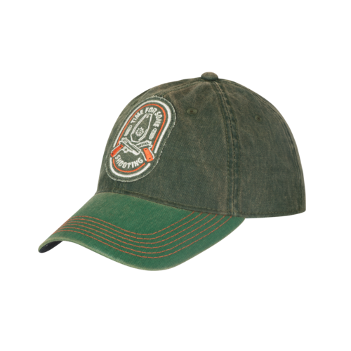 Czapka Snapback Shooting Time - Dirty Washed Cotton - Dirty Washed Dark Green / Dirty Washed Kelly Green