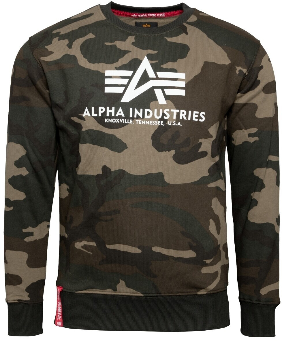 Bluza ALPHA INDUSTRIES Basic Sweater Woodland Camo