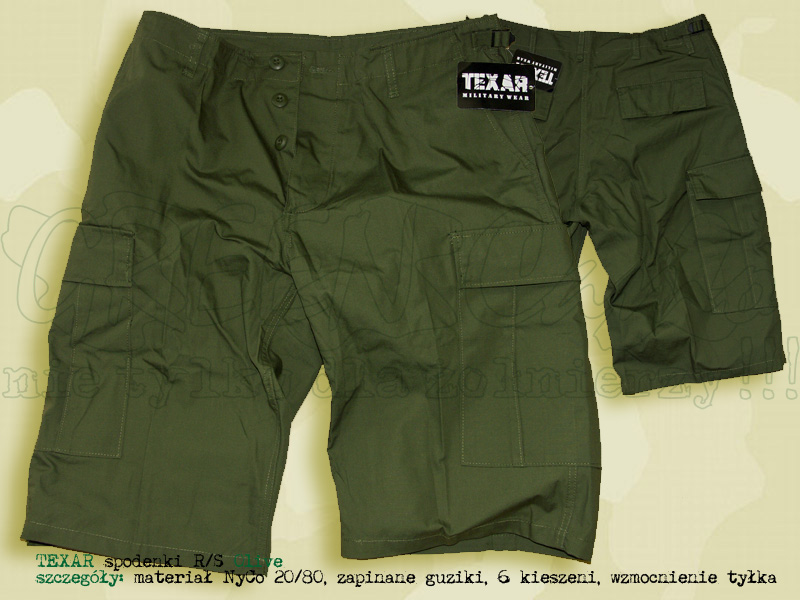 TEXAR spodenki BDU R/S NyCo Olive