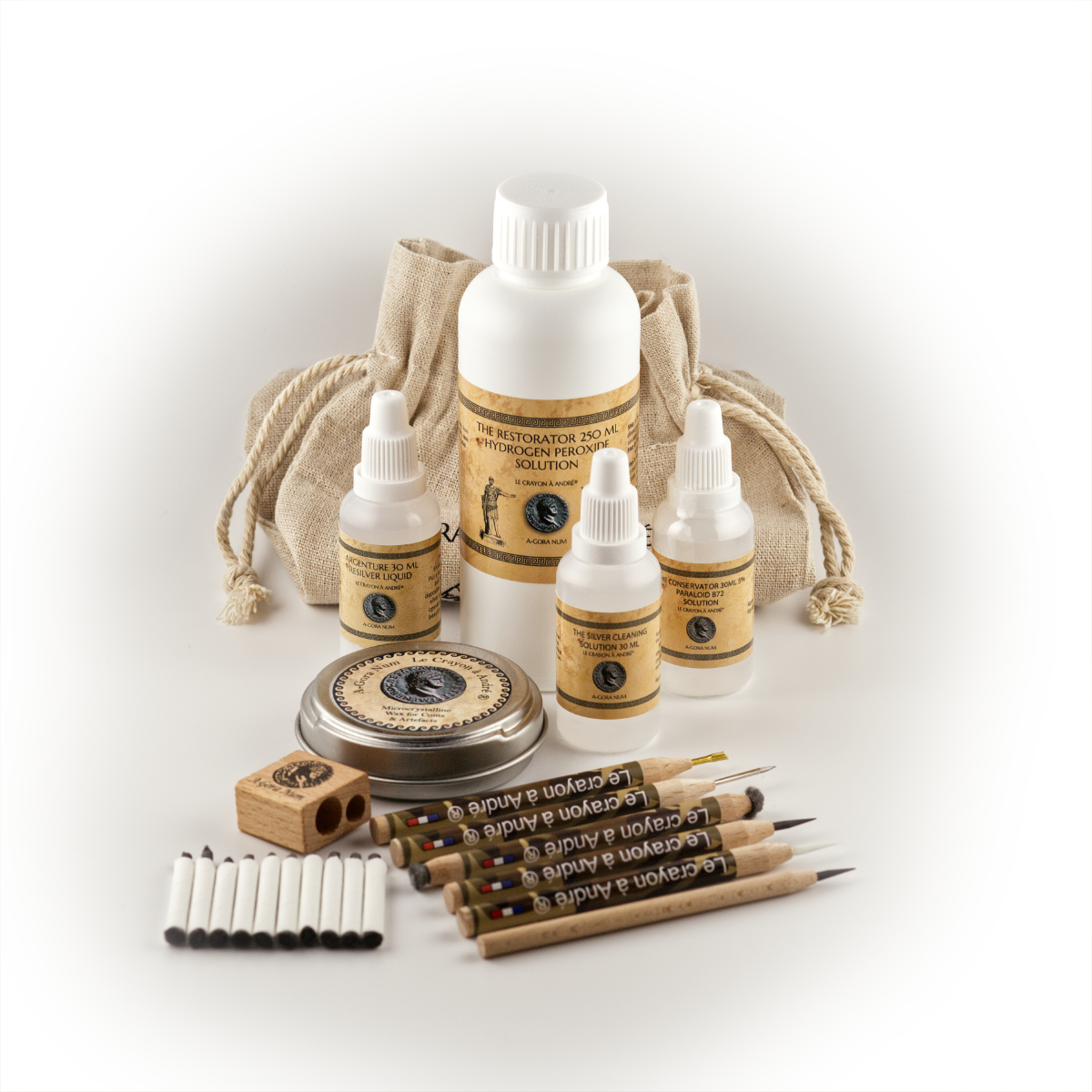 A-Gora Num / Le Crayon a Andre zestaw do czyszczenia i konserwacji Intermedi