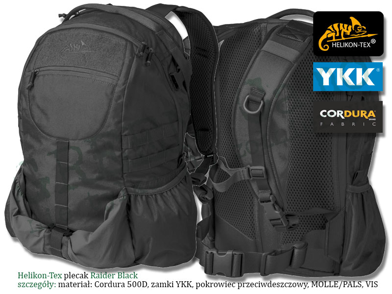 HELIKON Tex. plecak Raider 22l. Black