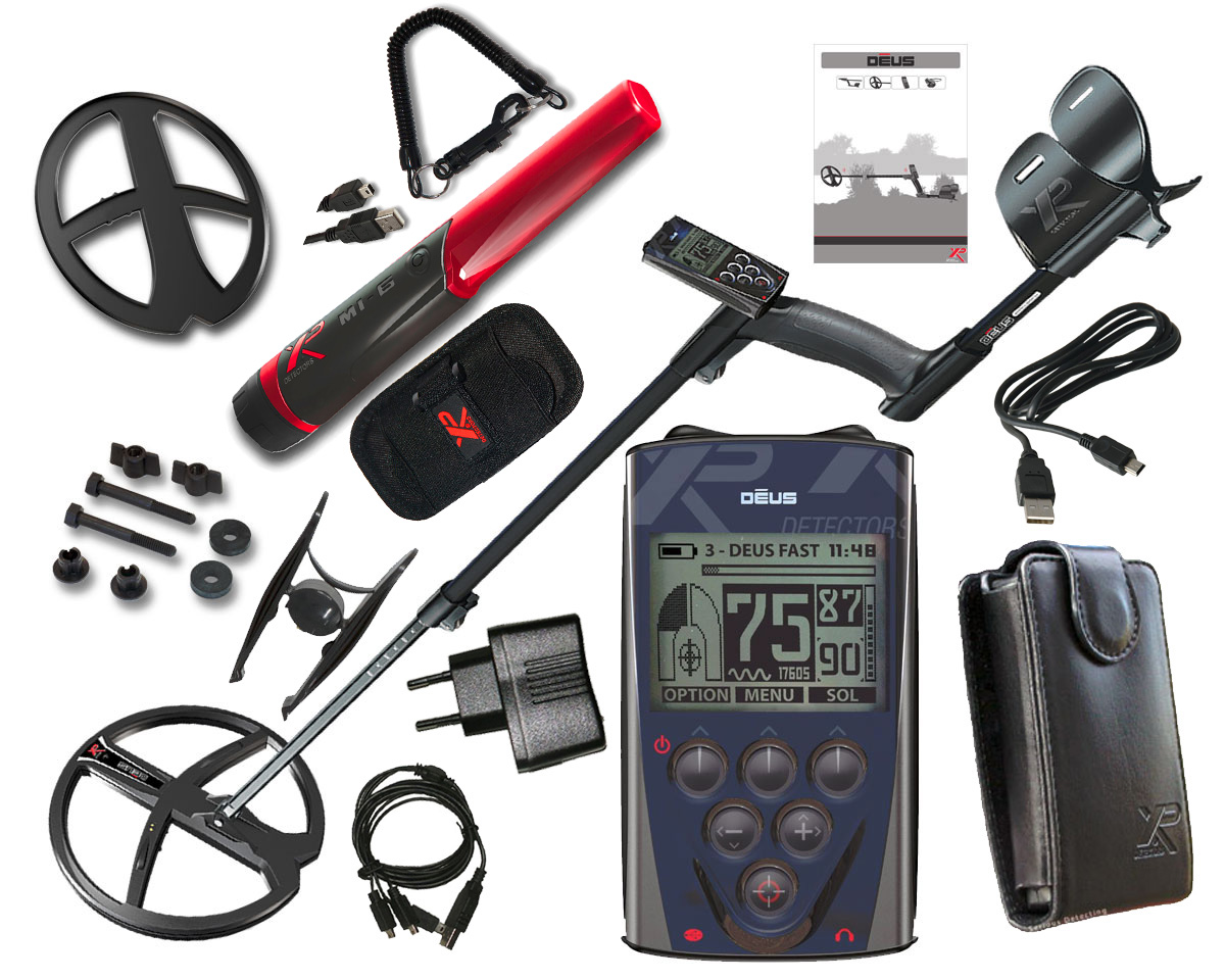 XP Deus Lite RC X35 28 11" DD + MI-6 + programy - nowa wersja cewki detektor / wykrywacz metali