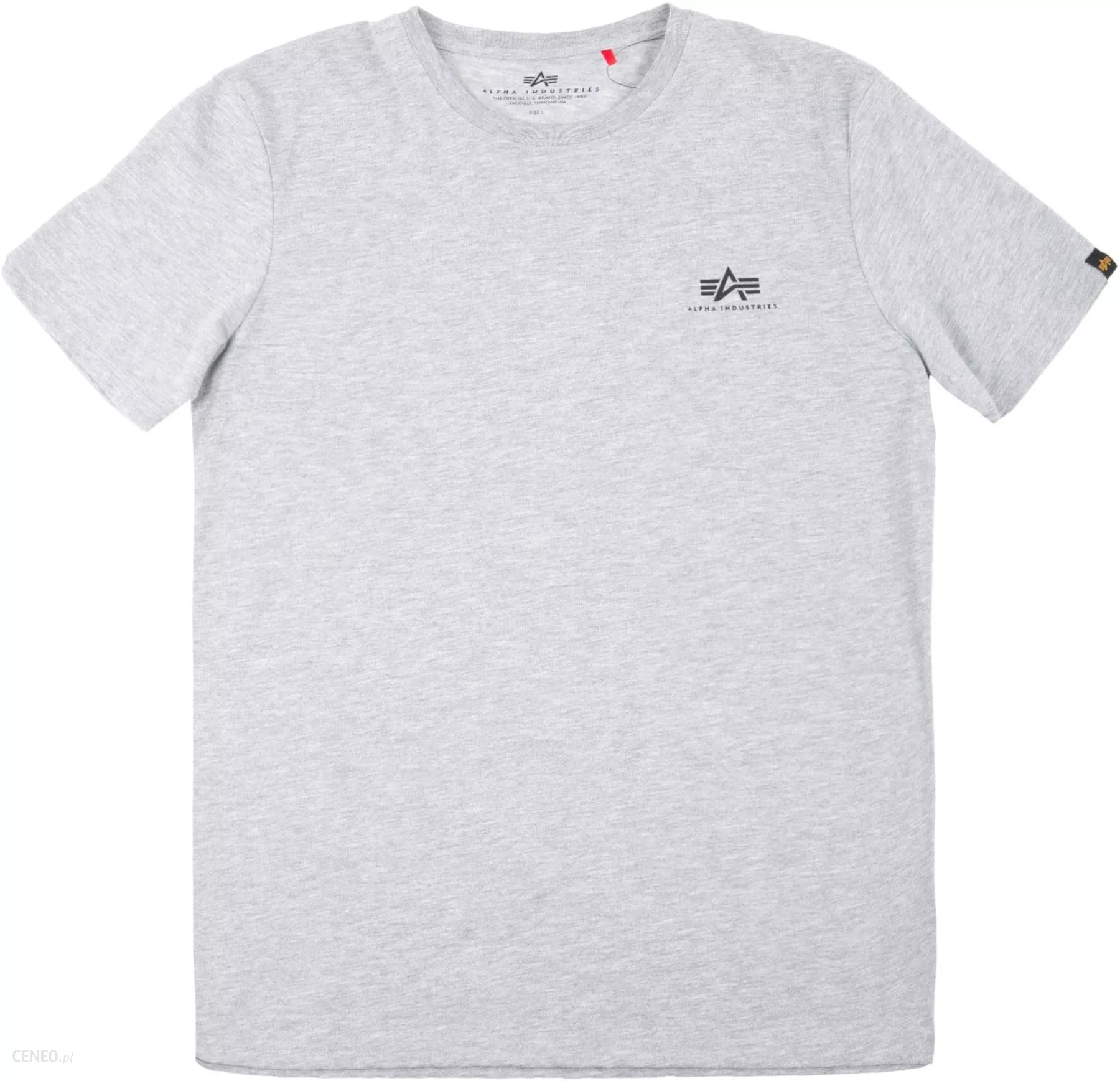 Alpha Industries T-Shirt Basic T Small Logo Grey