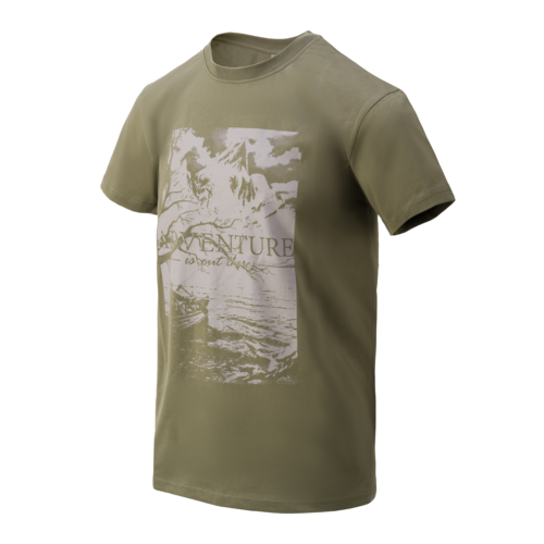 HELIKON-Tex.T-Shirt (Adventure Is Out There) - Olive Green