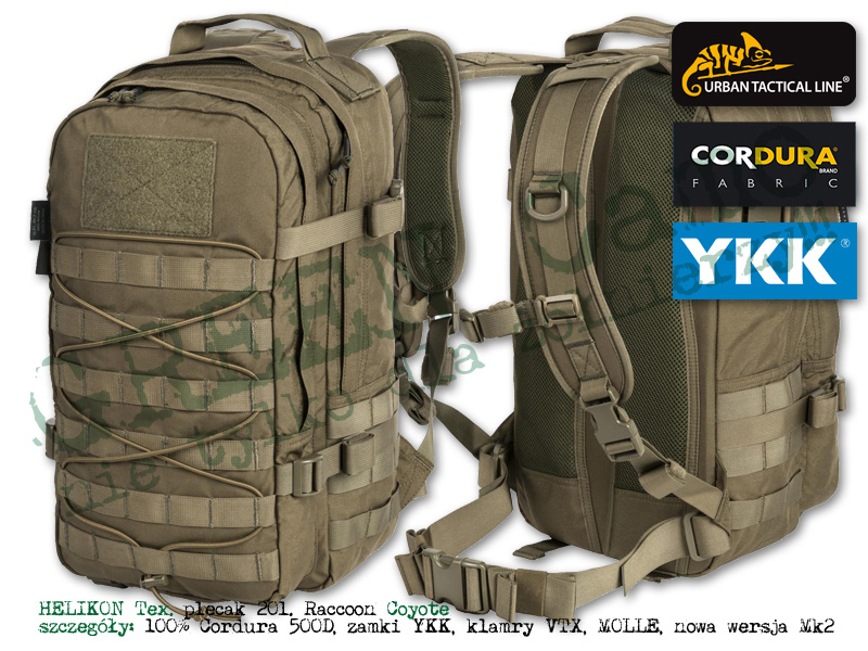 HELIKON-Tex plecak Raccoon Mk2 20 litrów Coyote