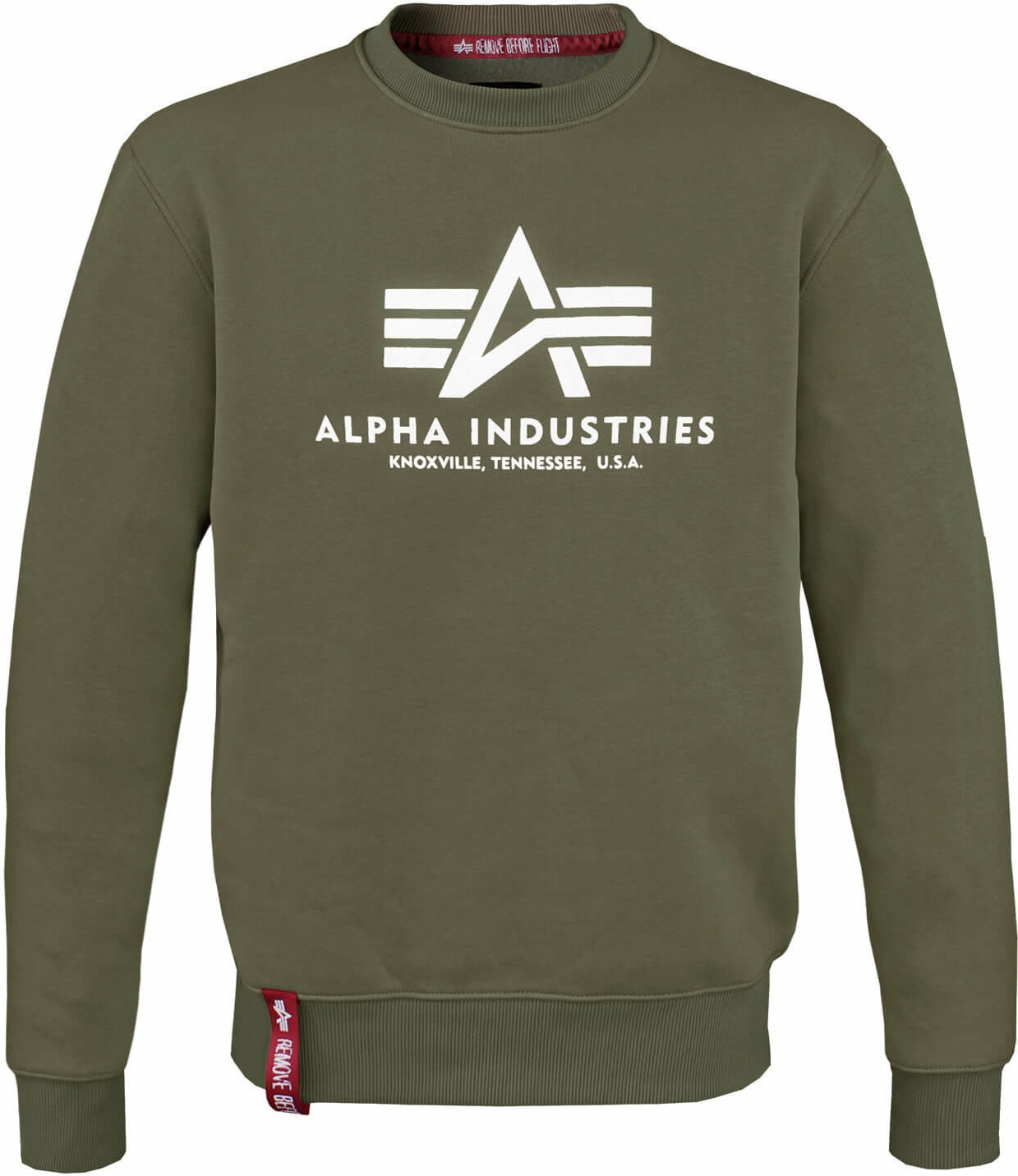 Bluza ALPHA INDUSTRIES Basic Sweater Dark Green