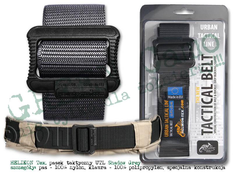 HELIKON Tex. pas taktyczny UTL Shadow Grey