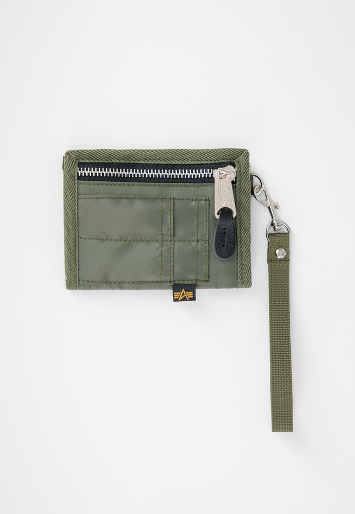 ALPHA INDUSTRIES portfel Utility Wallet Sage Green