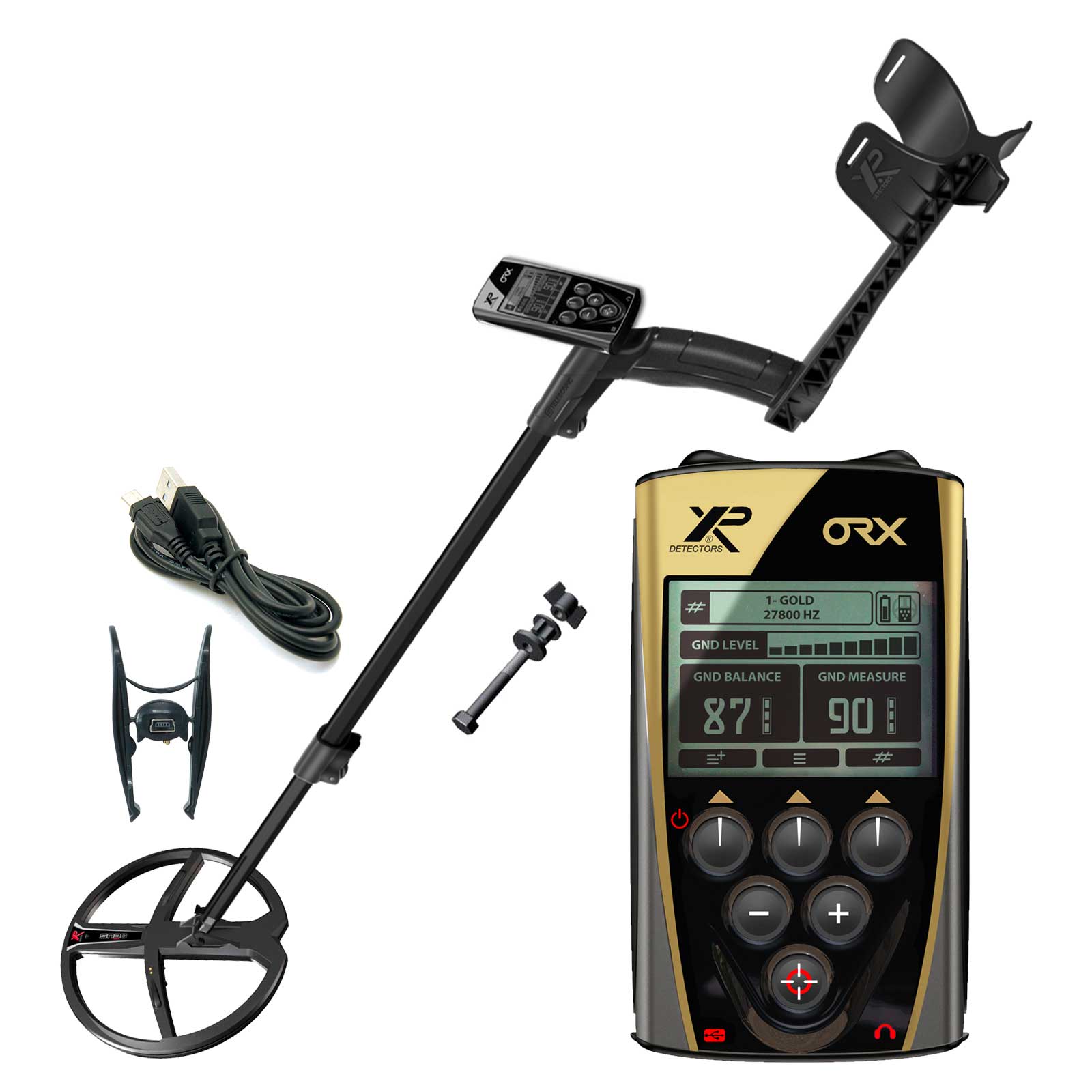 XP ORX panel RC + cewka X35 11" 28cm DD okrągła - detektor / wykrywacz metali