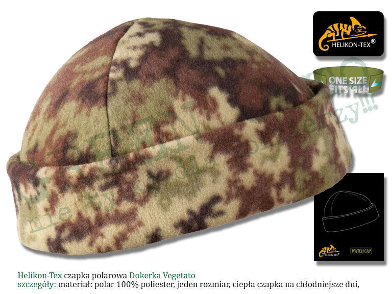 HELIKON-Tex czapka polarowa Dokerka / Watch Cap Vegetato