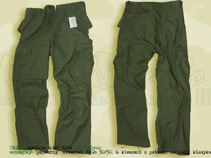 TEXAR spodnie M65 NyCo Olive