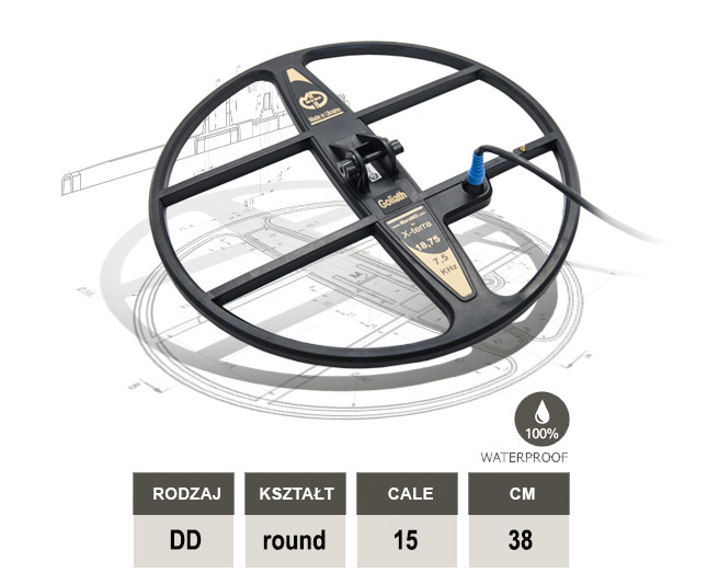MARS MD sonda / cewka Discovery 13" do Golden Mask 4 Pro, 4W Pro, 5 i 5+