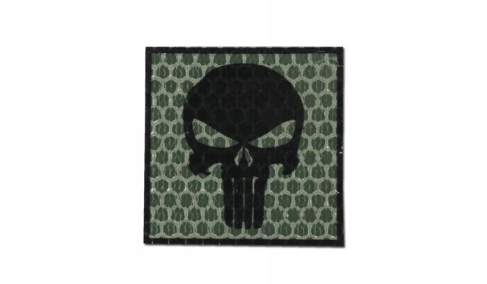 COMBAT-ID naszywka IR H5 Punisher Foliage Green