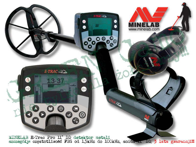 MINELAB E-Trac Pro - detektor / wykrywacz metali