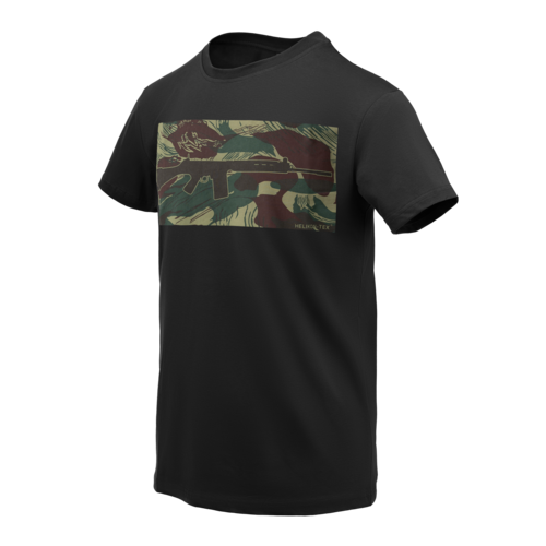 HELIKON-Tex. T-Shirt FN FAL - Black/Rhodesian Camo
