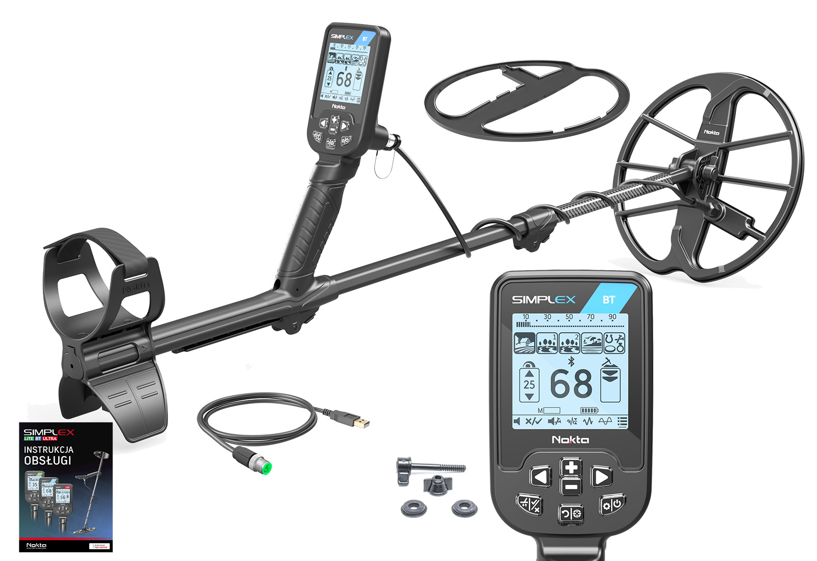 NOKTA Simplex BT SX28 11" DD wodoszczelny detektor metali