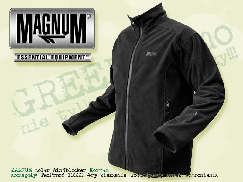 MAGNUM bluza polarowa - polar Windblocker Korman Black