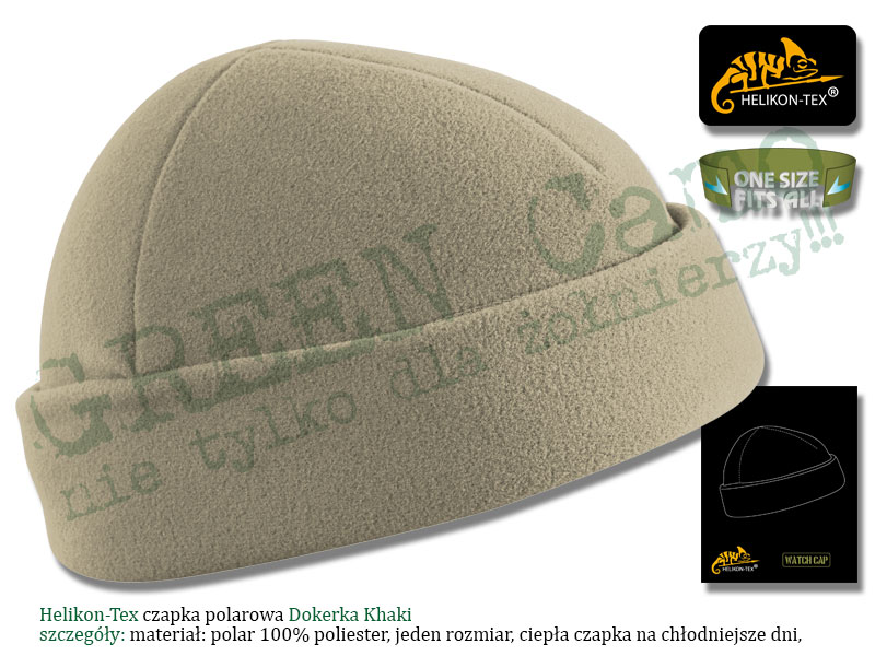 HELIKON-Tex czapka polarowa Dokerka / Watch Cap Khaki
